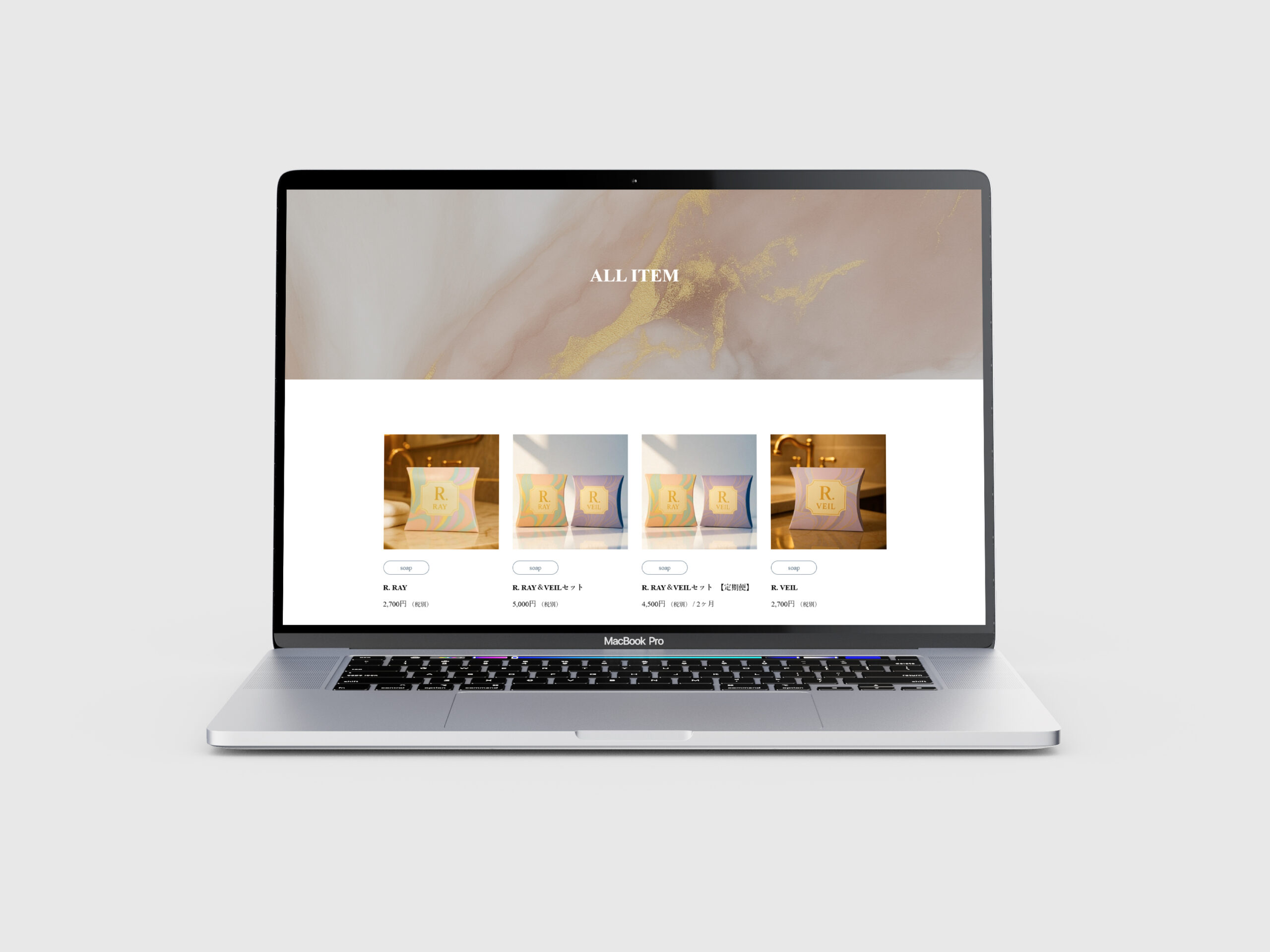 酒井デザインスタジオのECサイトデザイン